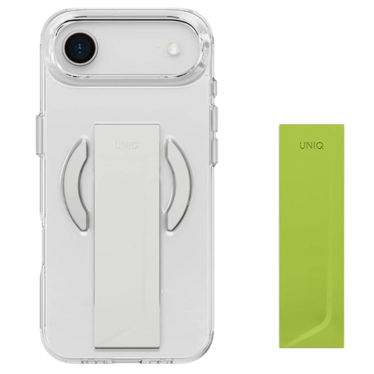 Ovitek MagSafe za Apple iPhone 17 Pro Max, UNIQ, Heldro Air MagClick, Prosojno Siva