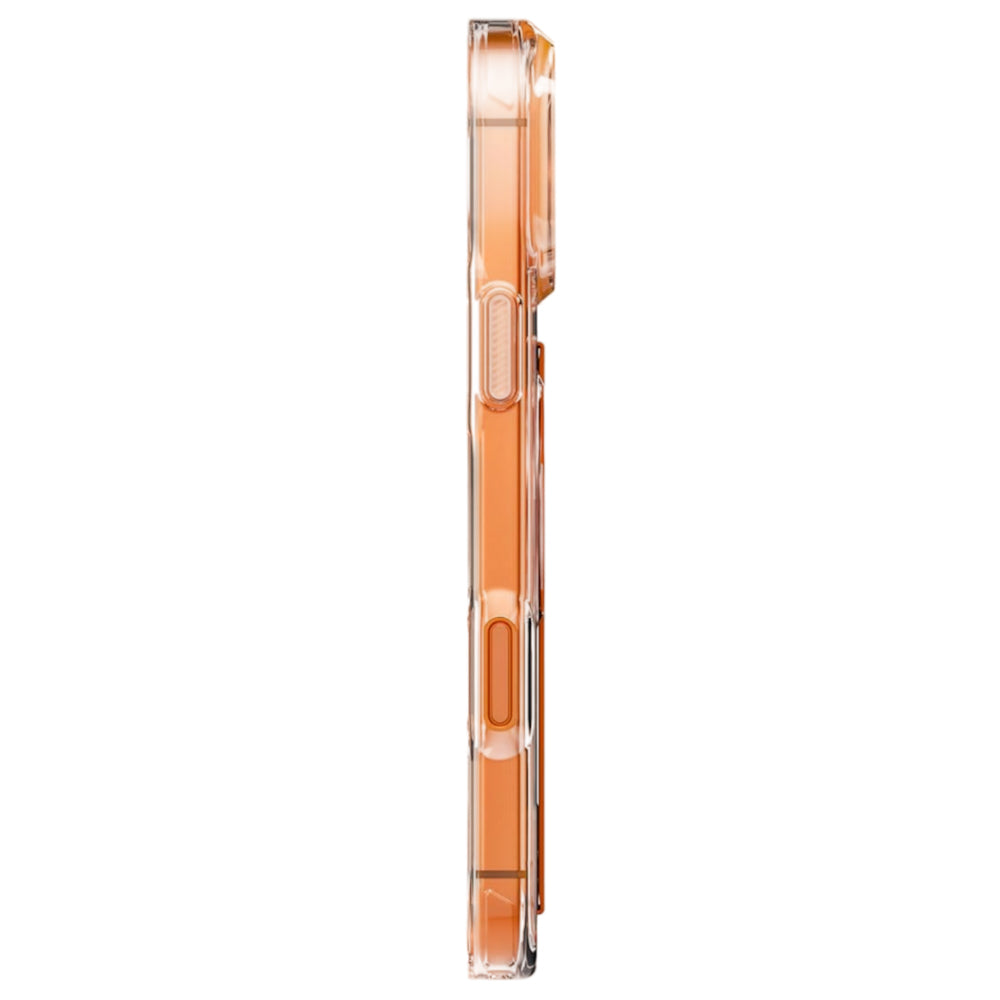 MagSafe ovitek za Apple iPhone 17 Pro Max, UNIQ, Heldro Air MagClick, prozorno oranžen