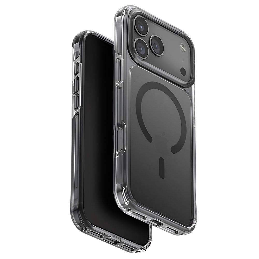 Ovitek MagSafe za Apple iPhone 17 Pro Max, UNIQ, LifePro Xtreme MagClick, Črn