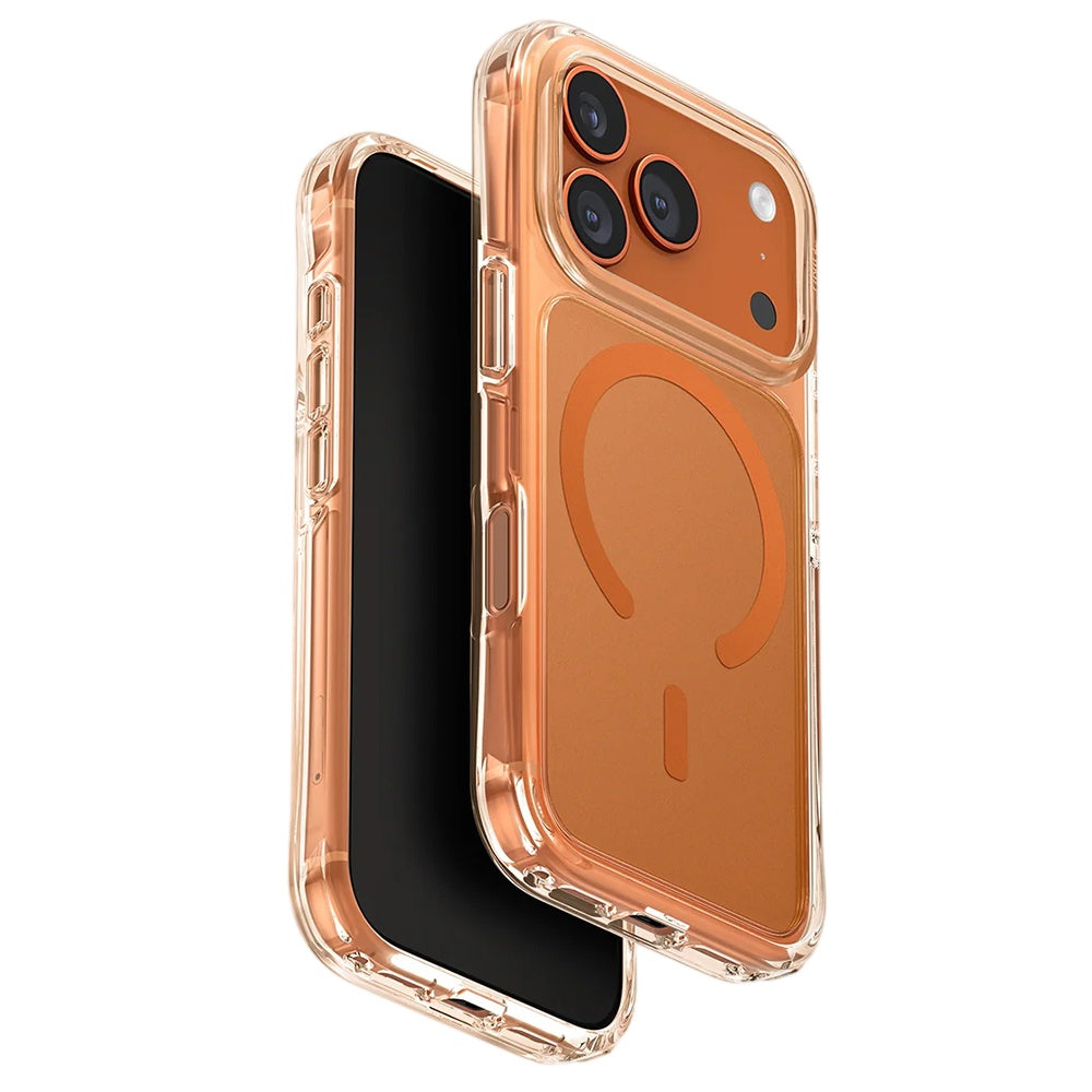 Ovitek MagSafe za Apple iPhone 17 Pro Max, UNIQ, LifePro Xtreme MagClick, Oranžen