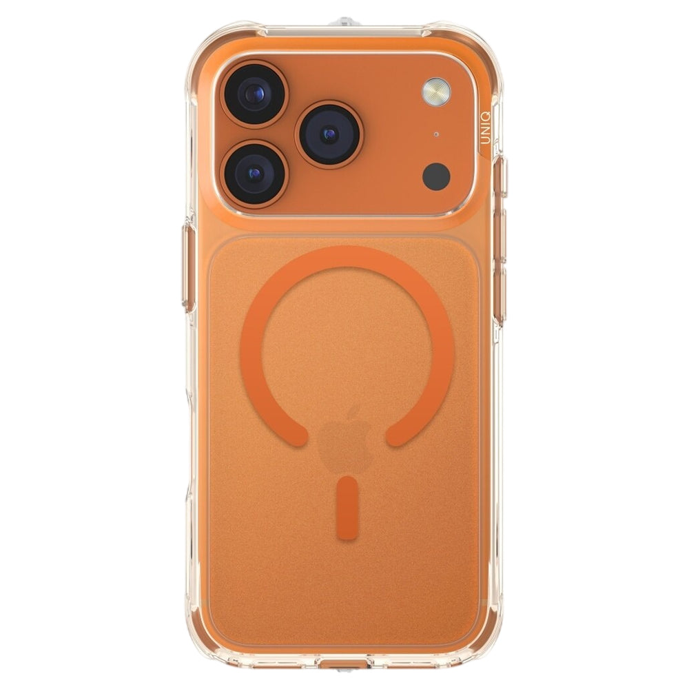 Ovitek MagSafe za Apple iPhone 17 Pro Max, UNIQ, LifePro Xtreme MagClick, Oranžen