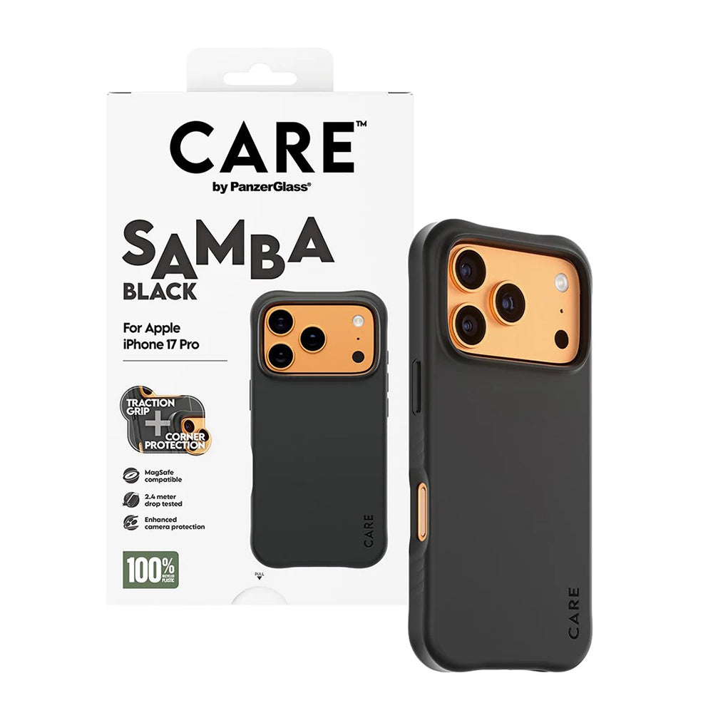 Ovitek MagSafe za Apple iPhone 17 Pro, PanzerGlass, Care Fashionable, Črn