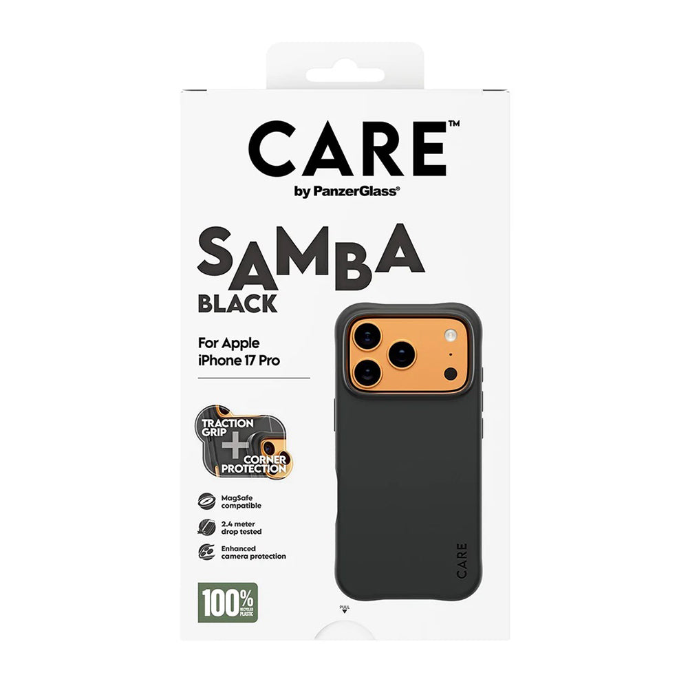 Ovitek MagSafe za Apple iPhone 17 Pro, PanzerGlass, Care Fashionable, Črn