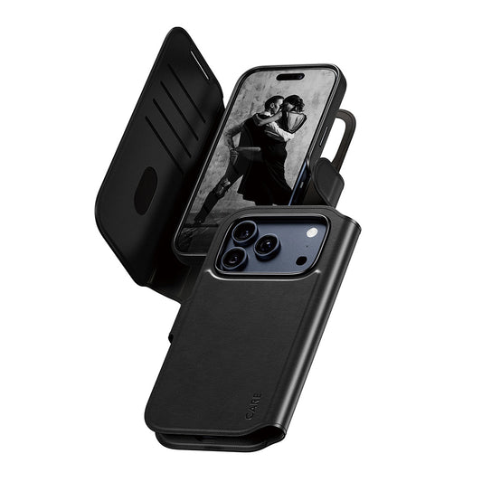 Ovitek MagSafe za Apple iPhone 17 Pro, PanzerGlass, Care Feature Tango Two-in-One, Črn