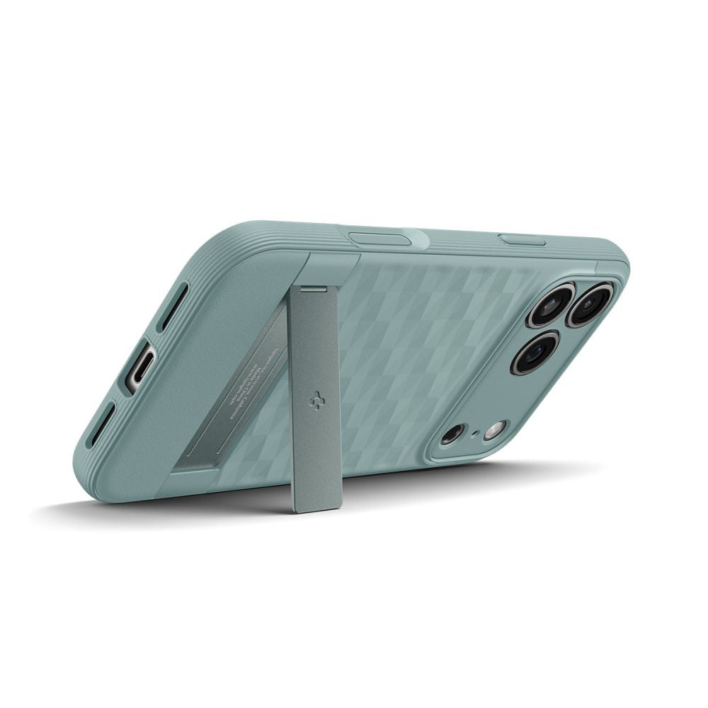 Ovitek MagSafe za Apple iPhone 17 Pro, Spigen, Caseology Parallax S, Zelen