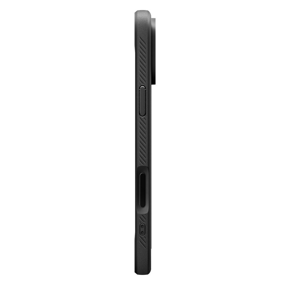 Ovitek MagSafe za Apple iPhone 17 Pro, Spigen, Rugged Armor, Mat Črn ACS10329