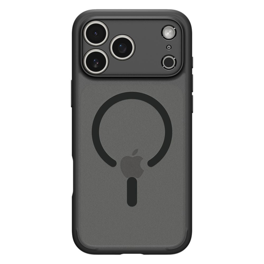 Ovitek MagSafe za Apple iPhone 17 Pro, Spigen, Ultra Hybrid, Satenasto črn ACS10349