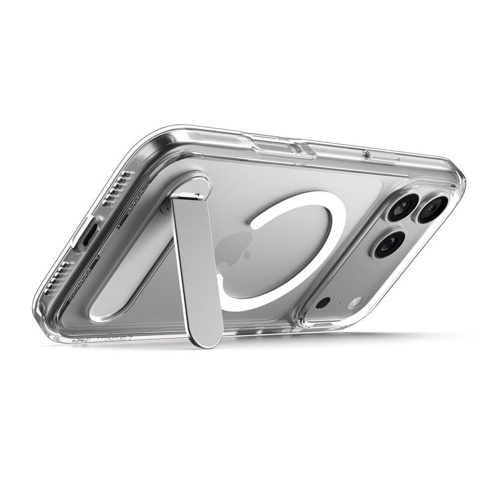 Ovitek MagSafe za Apple iPhone 17 Pro, Spigen, Ultra Hybrid S, Prozoren ACS09946