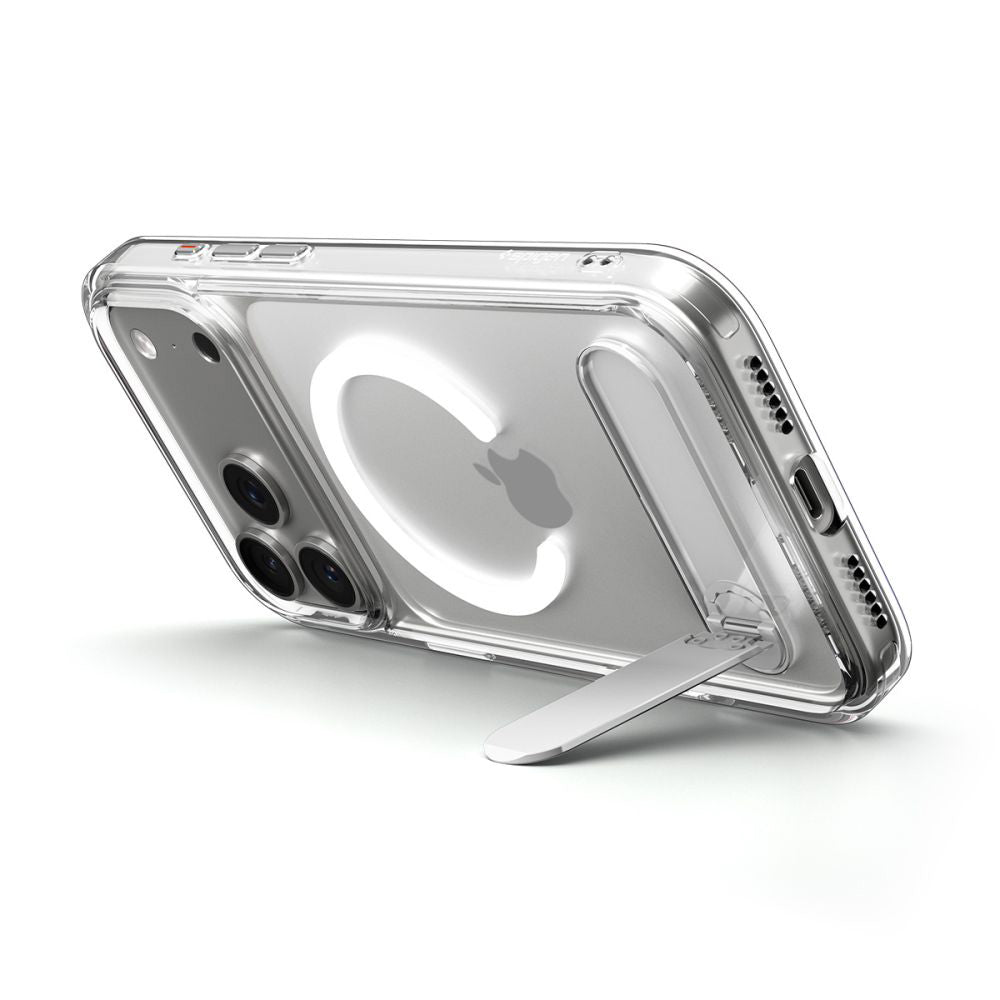 Ovitek MagSafe za Apple iPhone 17 Pro, Spigen, Ultra Hybrid S, Prozoren ACS09946
