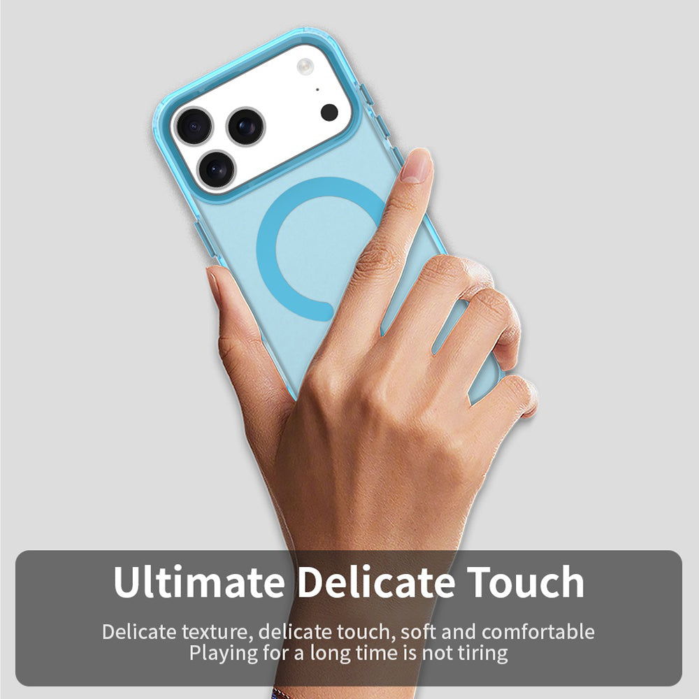 Ovitek MagSafe za Apple iPhone 17 Pro, Techsuit, CandyCase, Modra