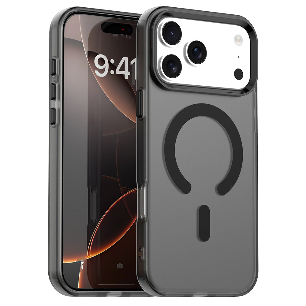 Ovitek MagSafe za Apple iPhone 17 Pro, Techsuit, CandyCase, Črn