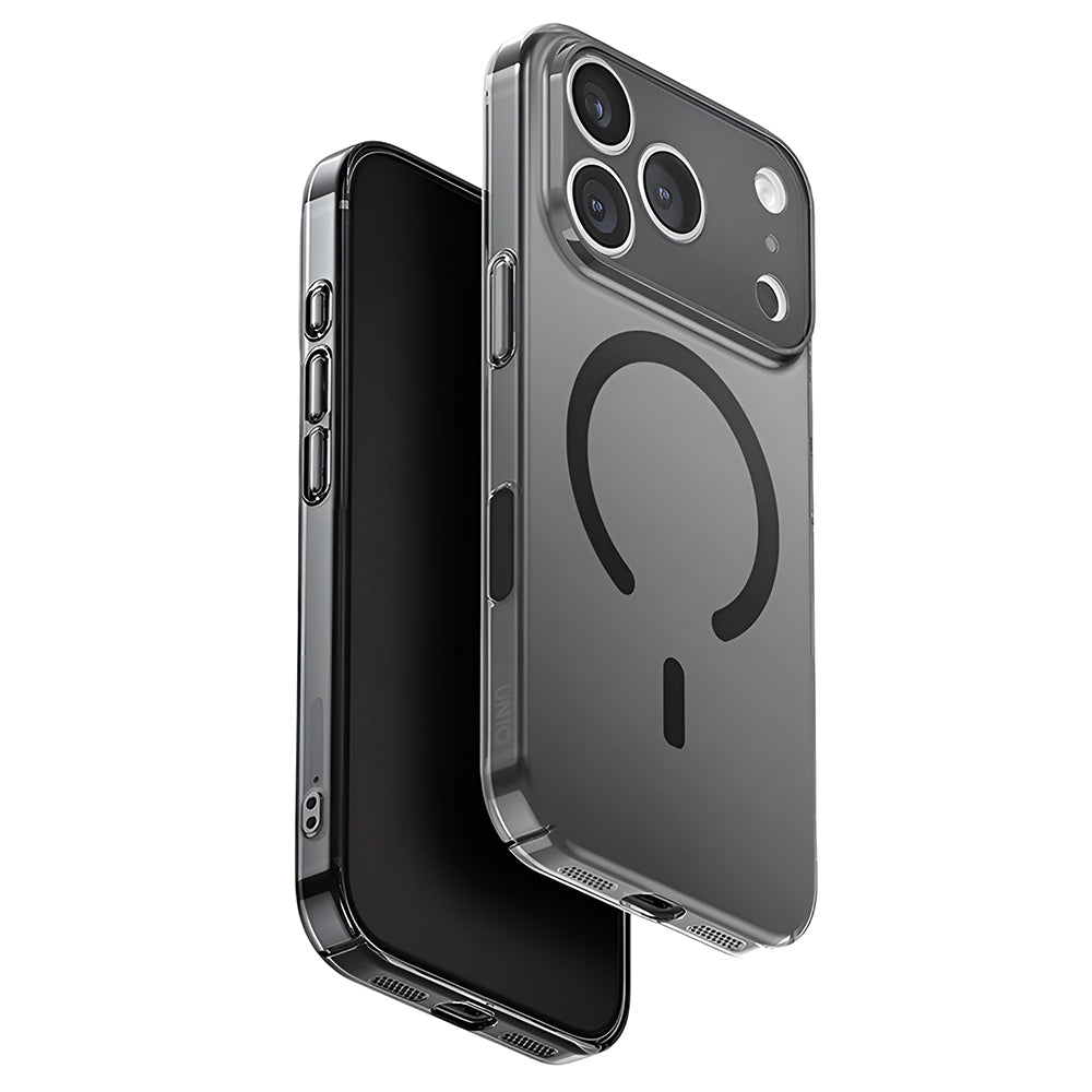 Ovitek MagSafe za Apple iPhone 17 Pro, UNIQ, AirSuit MagClick, Črn
