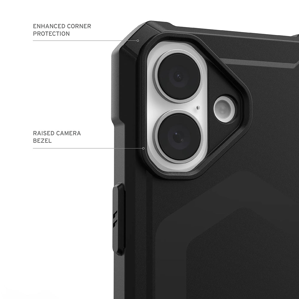 Ovitek MagSafe za Apple iPhone 17 Pro, Urban Armor Gear, Essential Armor, Črn