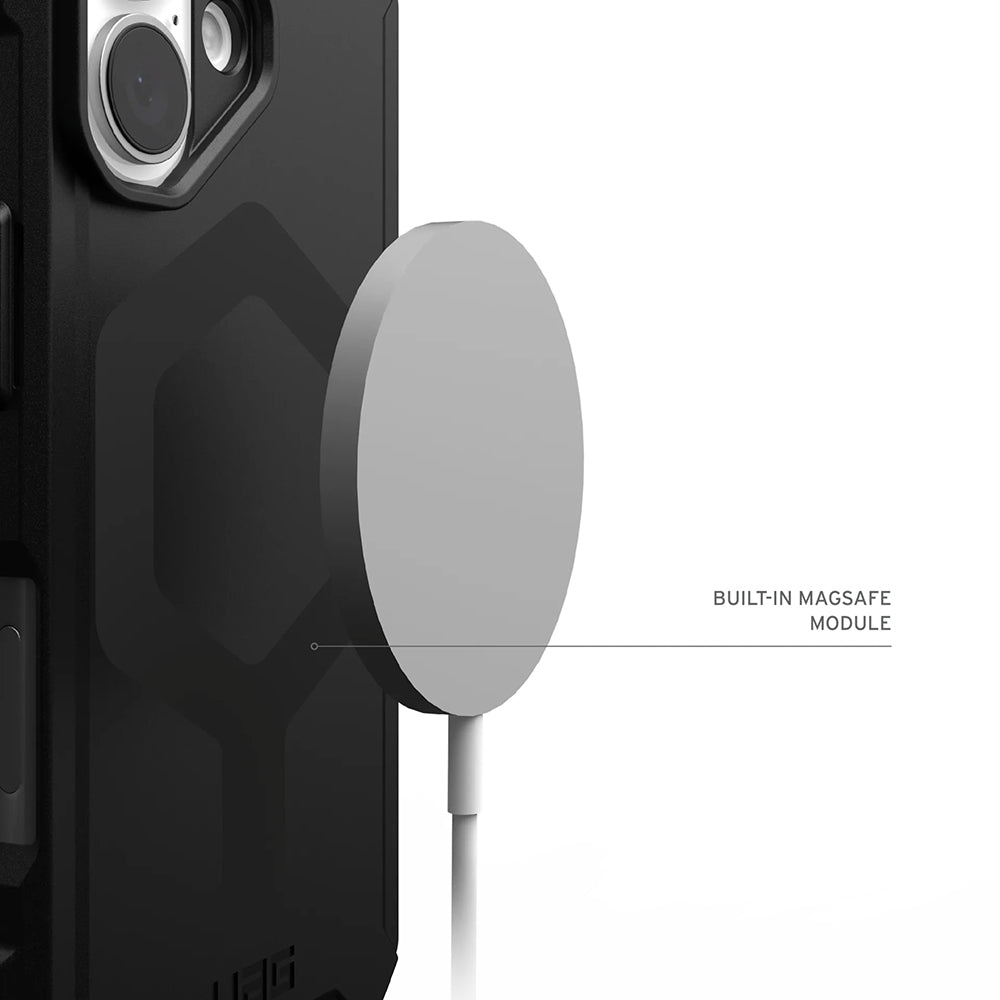 Ovitek MagSafe za Apple iPhone 17 Pro, Urban Armor Gear, Essential Armor, Črn