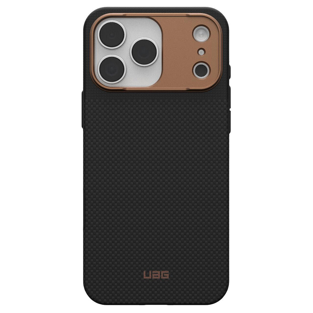 Ovitek MagSafe za Apple iPhone 17 Pro, Urban Armor Gear, Fibr Armr, Črna Bronasta
