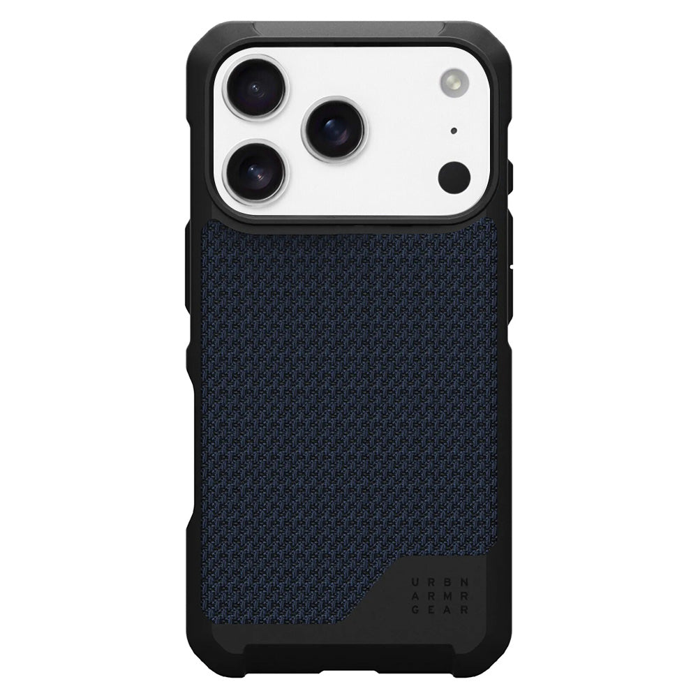 Ovitek MagSafe za Apple iPhone 17 Pro, Urban Armor Gear, Metropolis LT Kevlar, Mornarsko modra