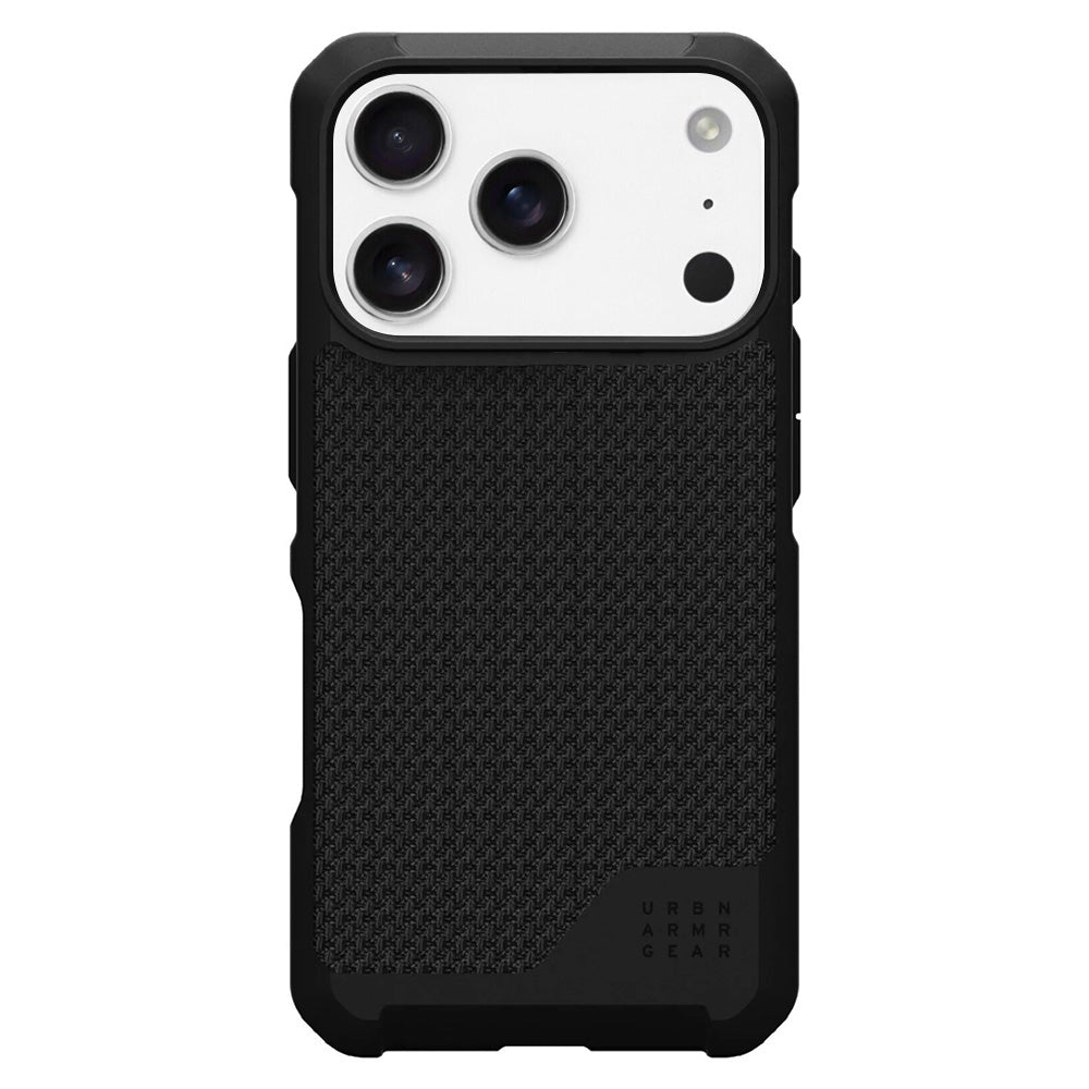 Ovitek MagSafe za Apple iPhone 17 Pro, Urban Armor Gear, Metropolis LT Kevlar, Črn