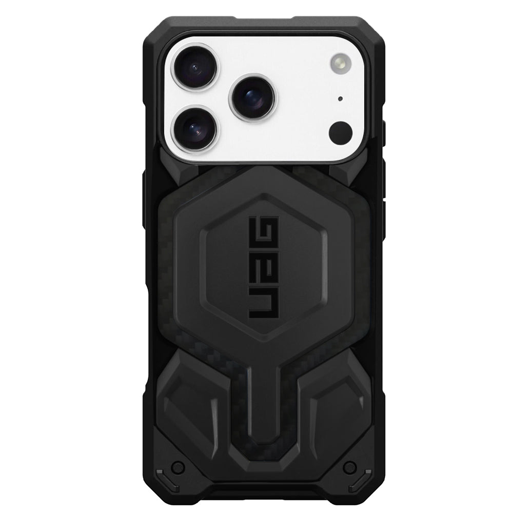 Ovitek MagSafe za Apple iPhone 17 Pro, Urban Armor Gear, Monarch Pro Carbon, Črn