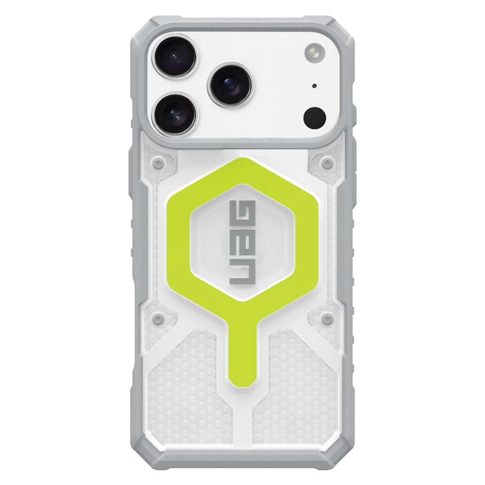 Ovitek MagSafe za Apple iPhone 17 Pro, Urban Armor Gear, Pathfinder Clear, Zelen