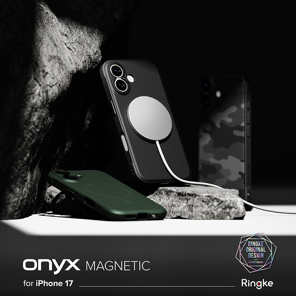 Ovitek MagSafe za Apple iPhone 17, Ringke, Onyx, Kamuflaža