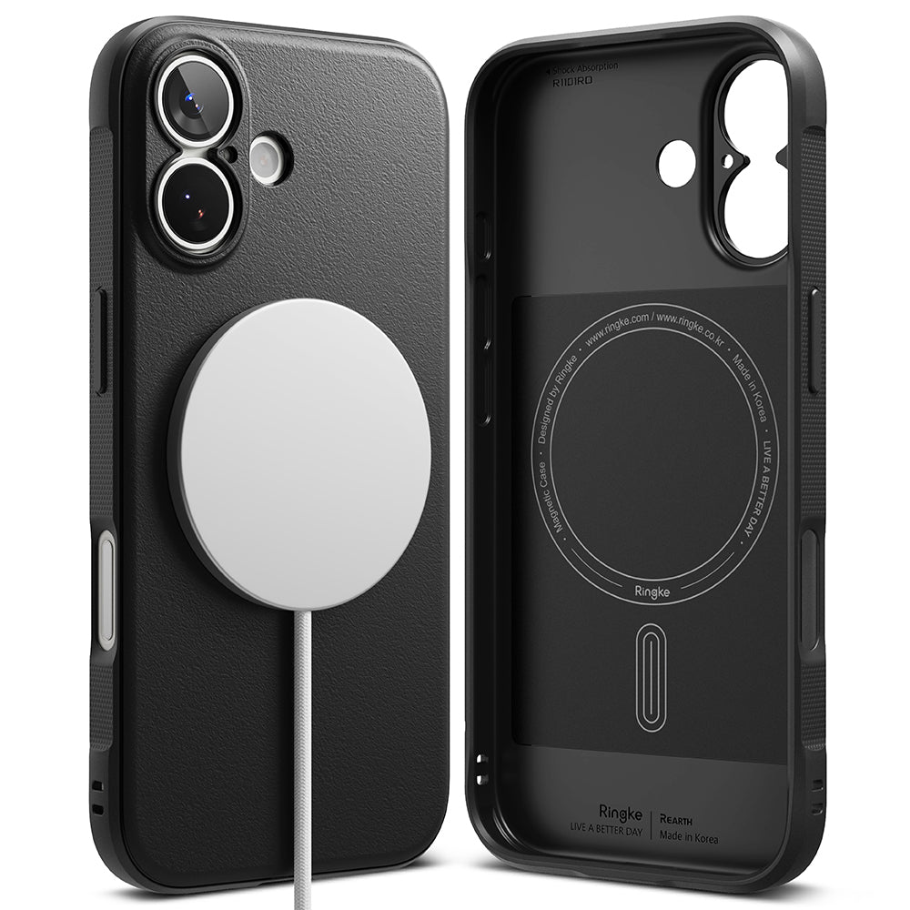 Ovitek MagSafe za Apple iPhone 17, Ringke, Onyx, Črn
