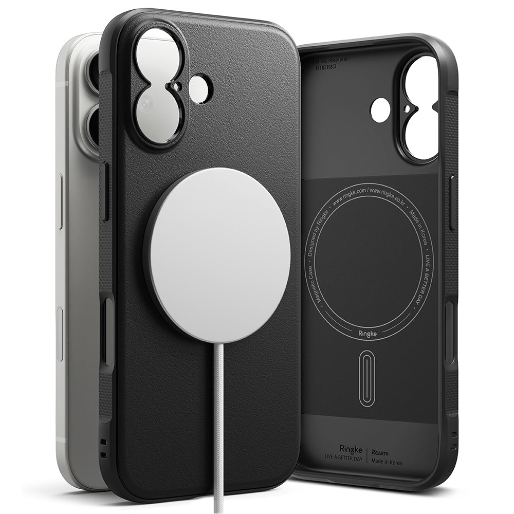 Ovitek MagSafe za Apple iPhone 17, Ringke, Onyx, Črn