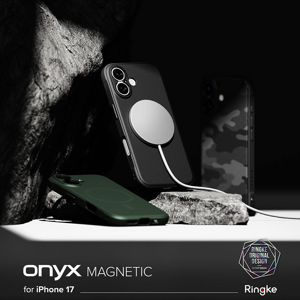 MagSafe ovitek za Apple iPhone 17, Ringke, Onyx, Temno zelena