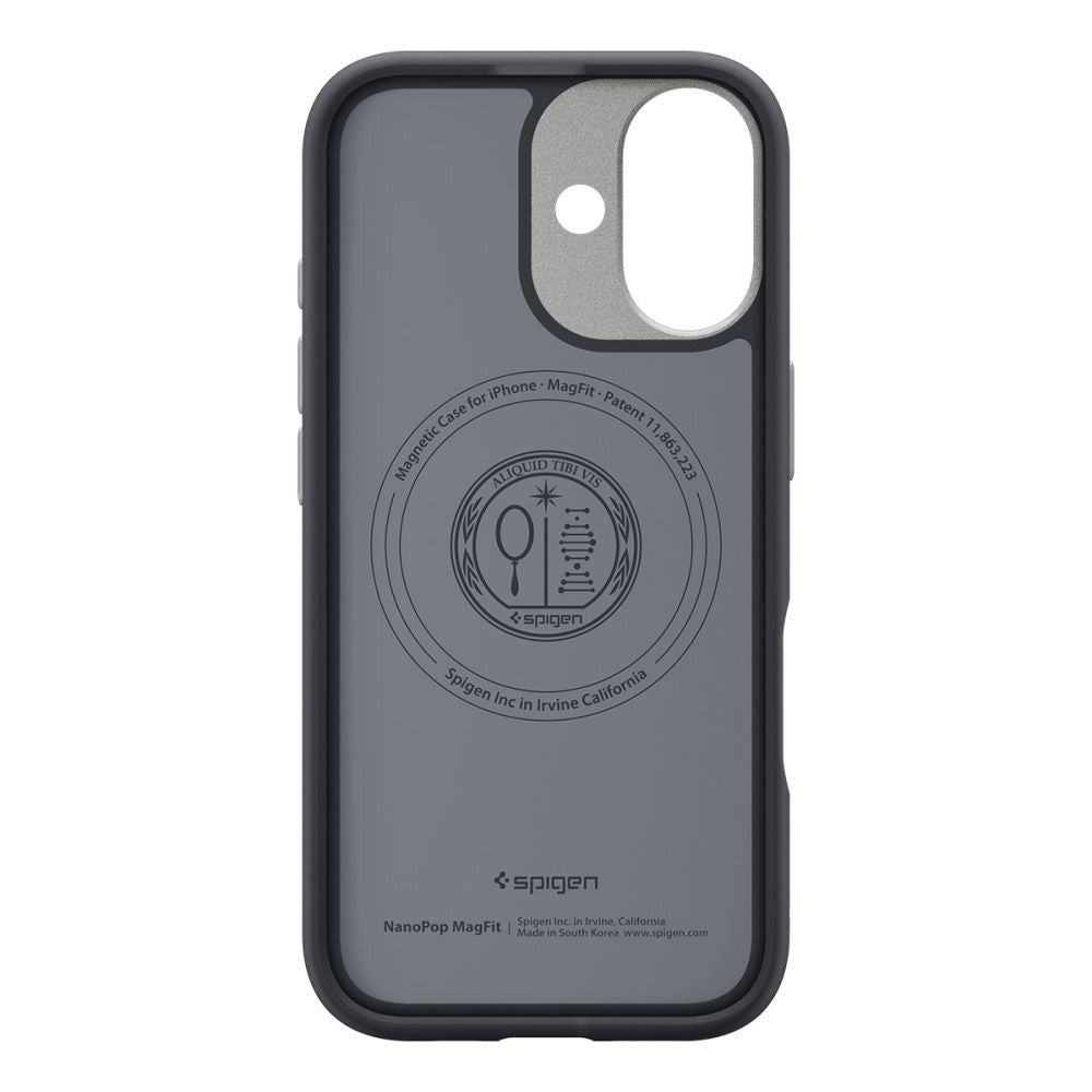 Ovitek MagSafe za Apple iPhone 17, Spigen, Caseology Nano Pop, Črna ACS10366