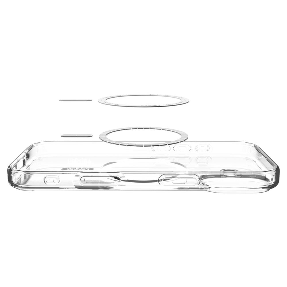 Ovitek MagSafe za Apple iPhone 17, Spigen, Ultra Hybrid, Siva ACS10381