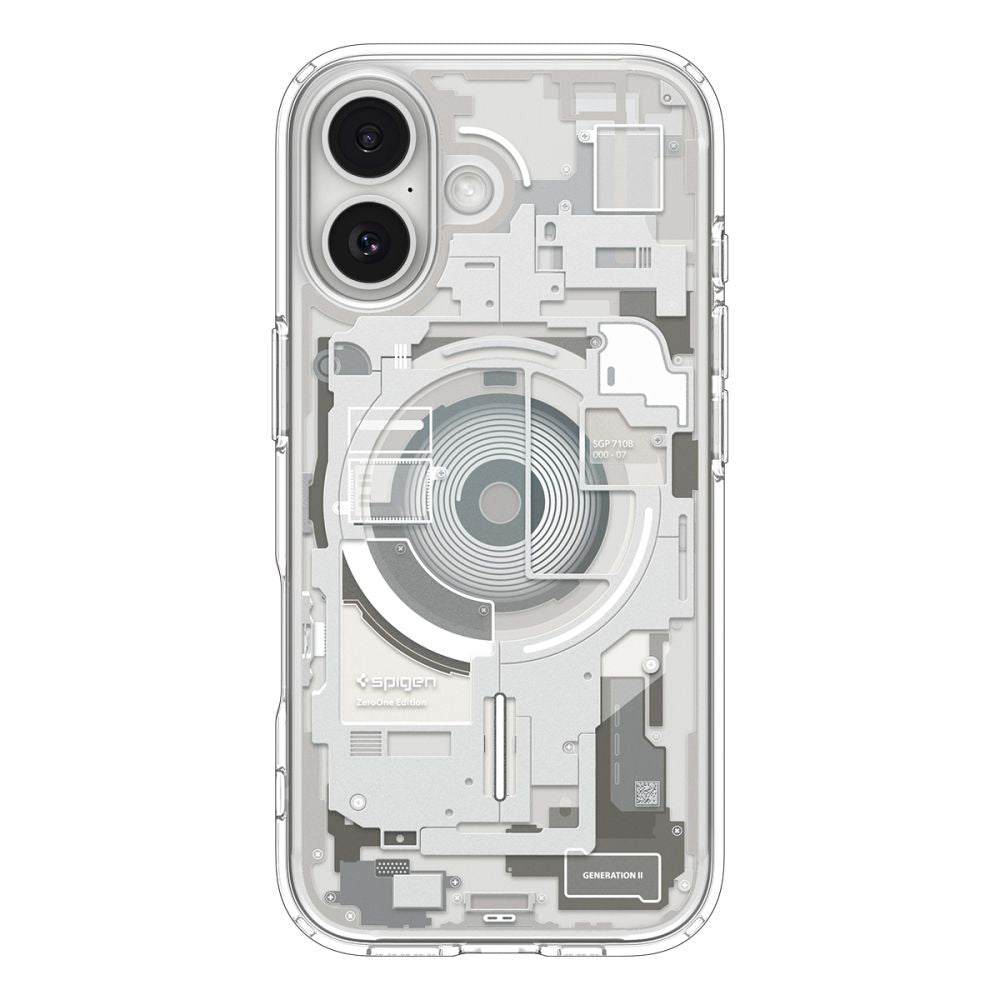 Ovitek MagSafe za Apple iPhone 17, Spigen, Ultra Hybrid Zero One, Bež ACS10386