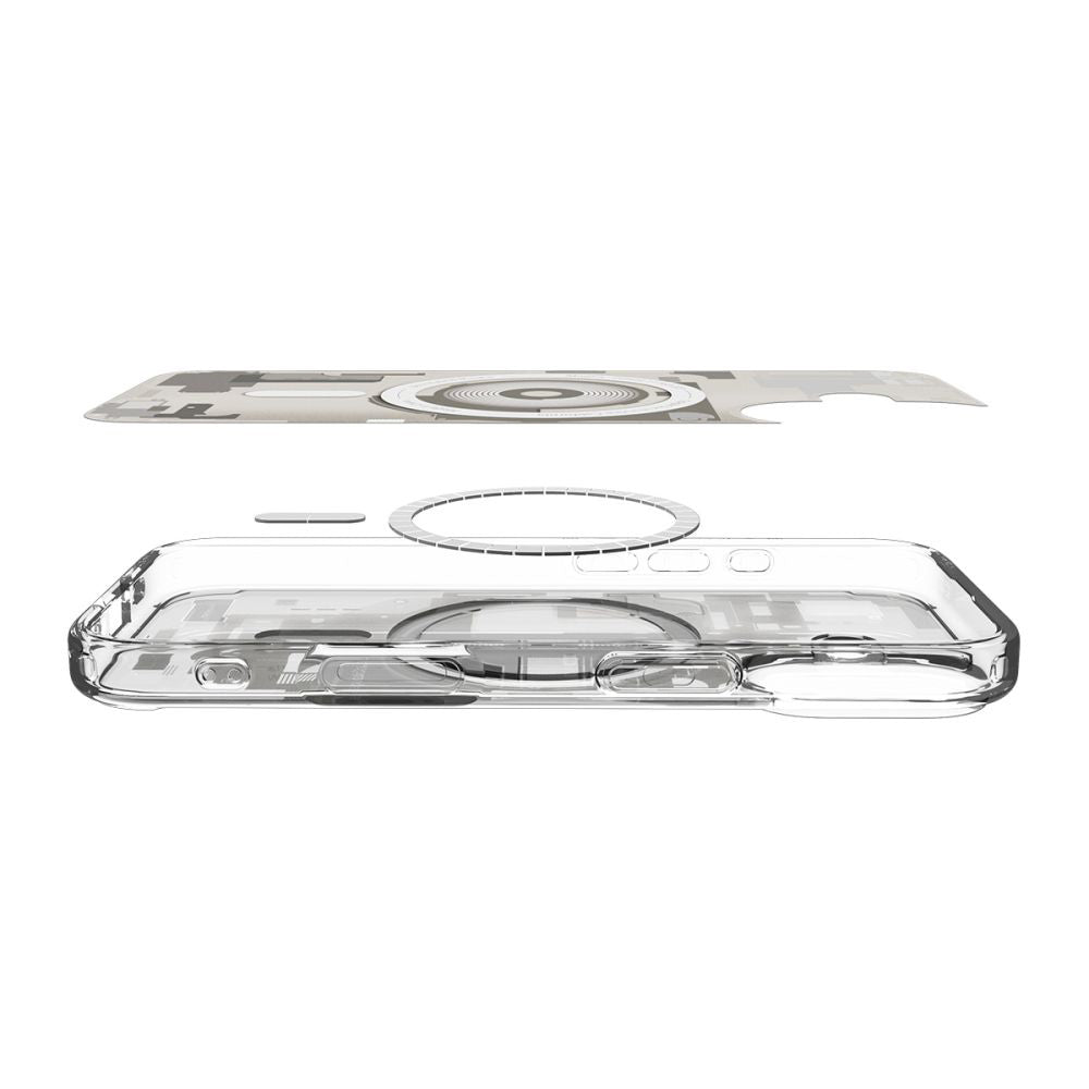 Ovitek MagSafe za Apple iPhone 17, Spigen, Ultra Hybrid Zero One, Bež ACS10386