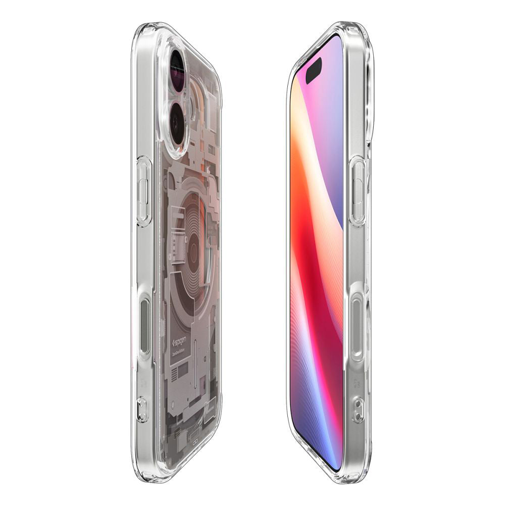 Ovitek MagSafe za Apple iPhone 17, Spigen, Ultra Hybrid Zero One, Bež ACS10386