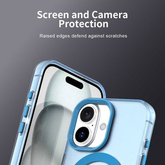 Ovitek MagSafe za Apple iPhone 17, Techsuit, CandyCase, Modra