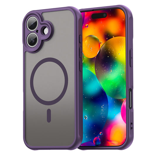 Ovitek MagSafe za Apple iPhone 17, Techsuit, HaloFrost II, Vijolična