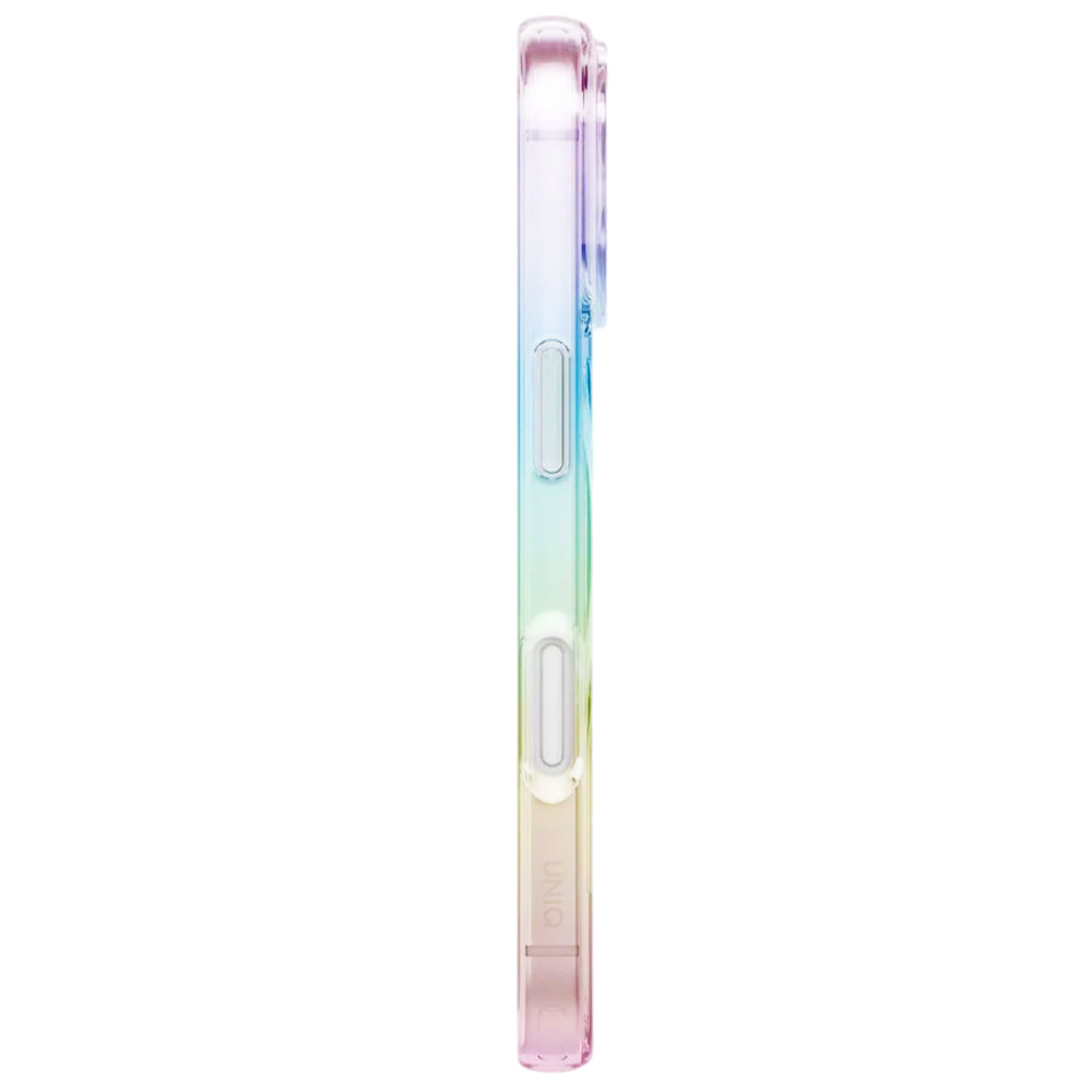 Ovitek MagSafe za Apple iPhone 17, UNIQ, Iridescia MagClick, Večbarvno