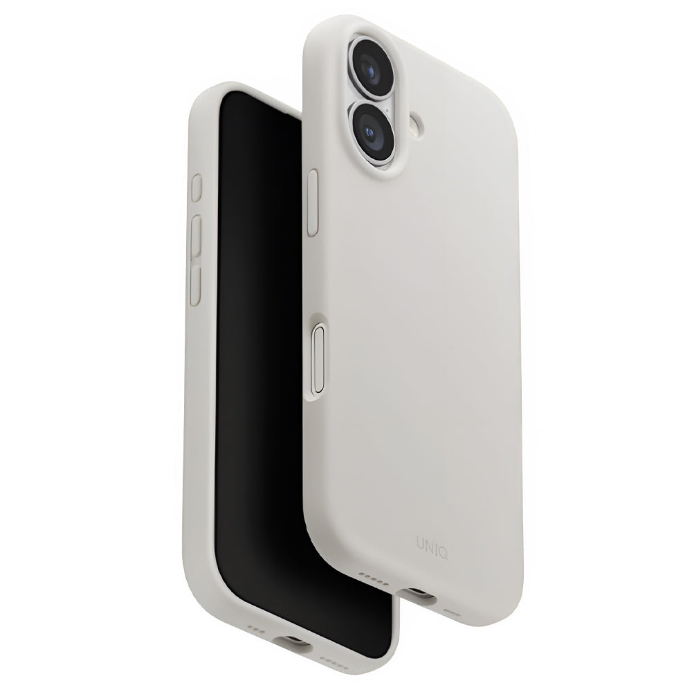 Ovitek MagSafe za Apple iPhone 17, UNIQ, Lino MagClick, Siva