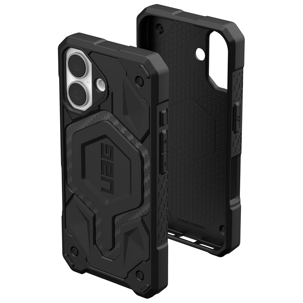 Ovitek MagSafe za Apple iPhone 17, Urban Armor Gear, Monarch Pro Carbon, Črn