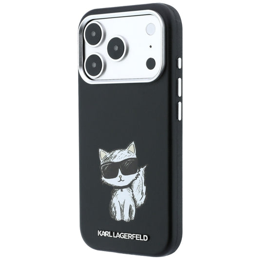 MagSafe ovitek za Apple iPhone 18 Pro / 17 Pro, Karl Lagerfeld, Choupette Sketch, Črn