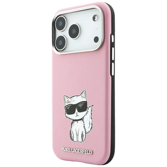 MagSafe ovitek za Apple iPhone 18 Pro / 17 Pro, Karl Lagerfeld, Choupette Sketch, roza
