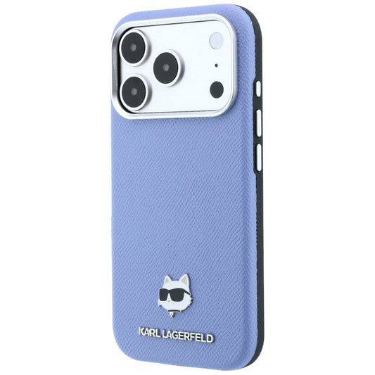 MagSafe ovitek za Apple iPhone 18 Pro / 17 Pro, Karl Lagerfeld, Grained Choupette Head, Bleu