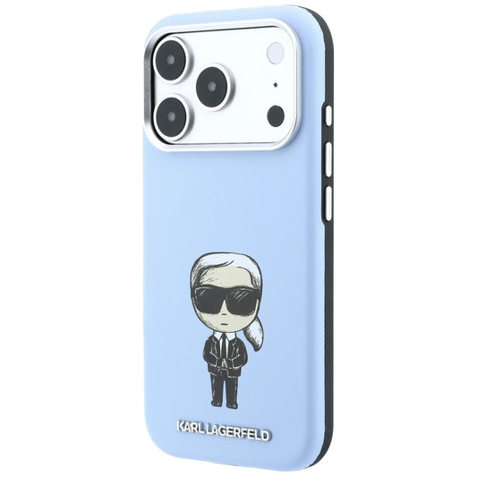 MagSafe ovitek za Apple iPhone 18 Pro / 17 Pro, Karl Lagerfeld, Ikonik Sketch, modra