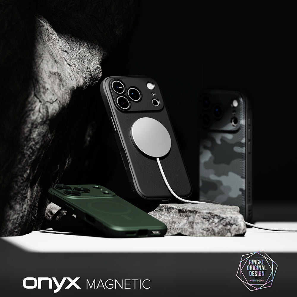 MagSafe Case for Apple iPhone 18 Pro / 17 Pro, Ringke, Onyx, Dark Green