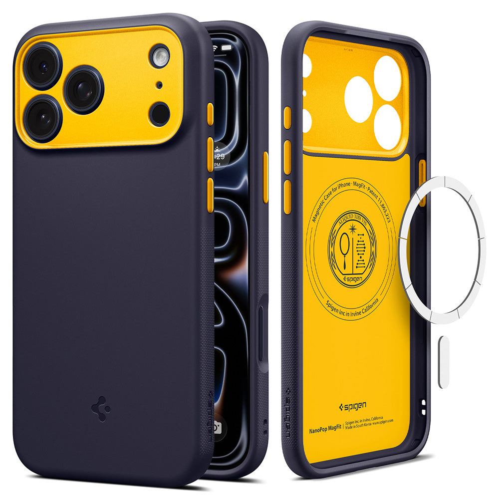 MagSafe ovitek za Apple iPhone 18 Pro / 17 Pro, Spigen, Caseology Nano Pop, Vijoličen ACS12178