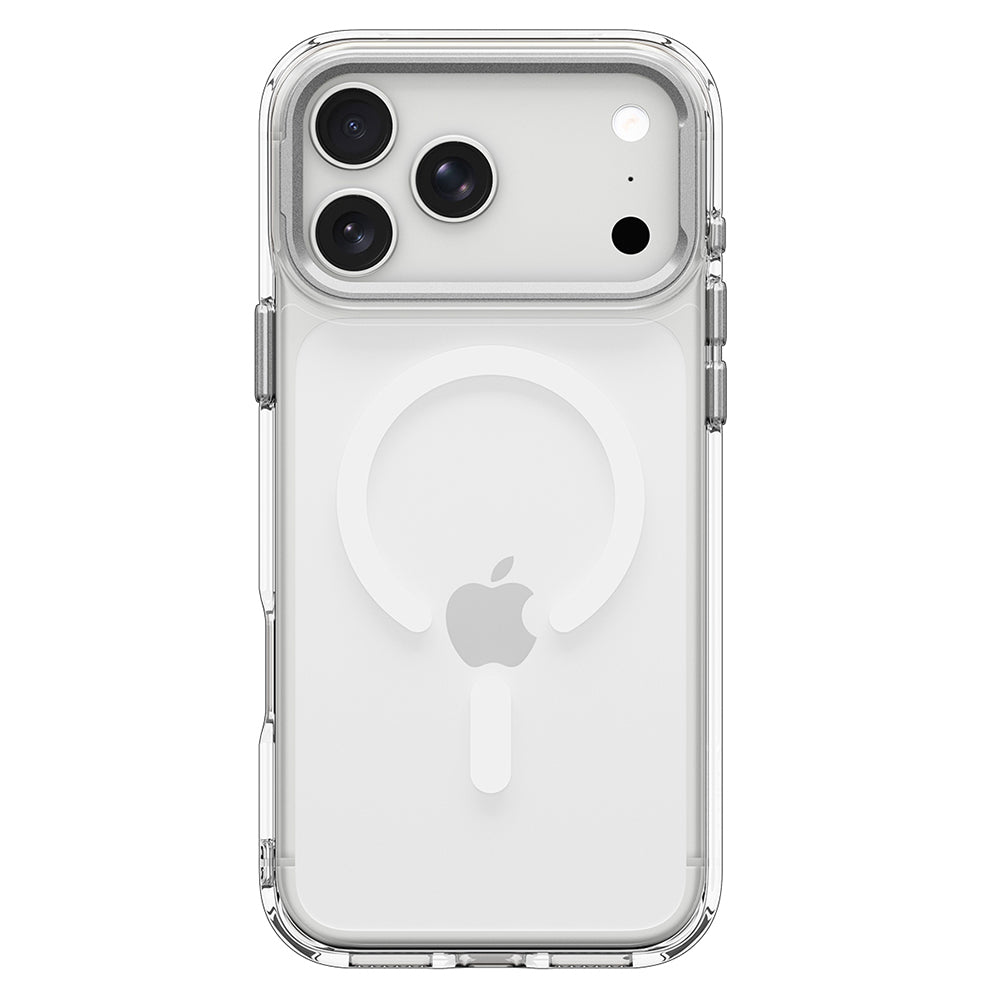MagSafe ovitek za Apple iPhone 18 Pro / 17 Pro, Spigen, Ultra Hybrid Optik S, prozorno srebrn ACS11921