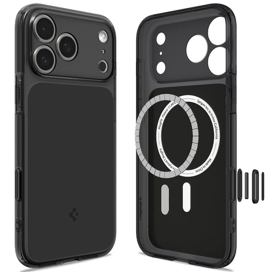 MagSafe ovitek za Apple iPhone 18 Pro / 17 Pro, Spigen, Ultra Hybrid T, mat črn ACS12171