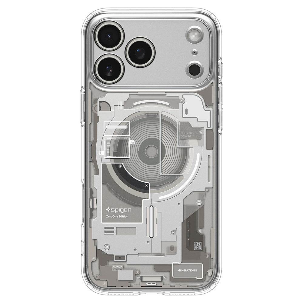 Ovitek MagSafe za Apple iPhone 18 Pro / 17 Pro, Spigen, Ultra Hybrid Zero One, bež ACS12164