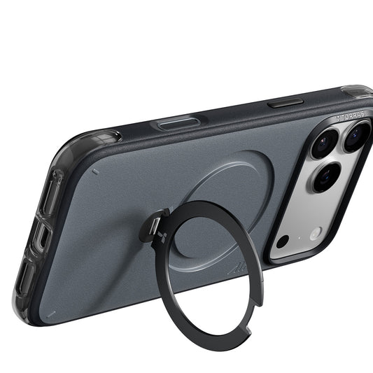 MagSafe ovitek za Apple iPhone 18 Pro / 17 Pro, Torras, Ostand Q3 Air Essential, Črn