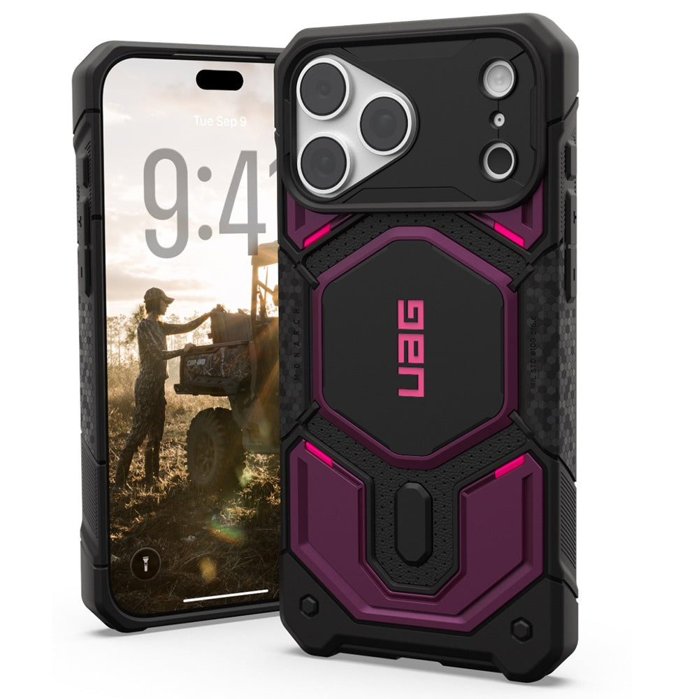 Ovitek MagSafe za Apple iPhone 18 Pro / 17 Pro, Urban Armor Gear, Monarch Pro, Vijolična