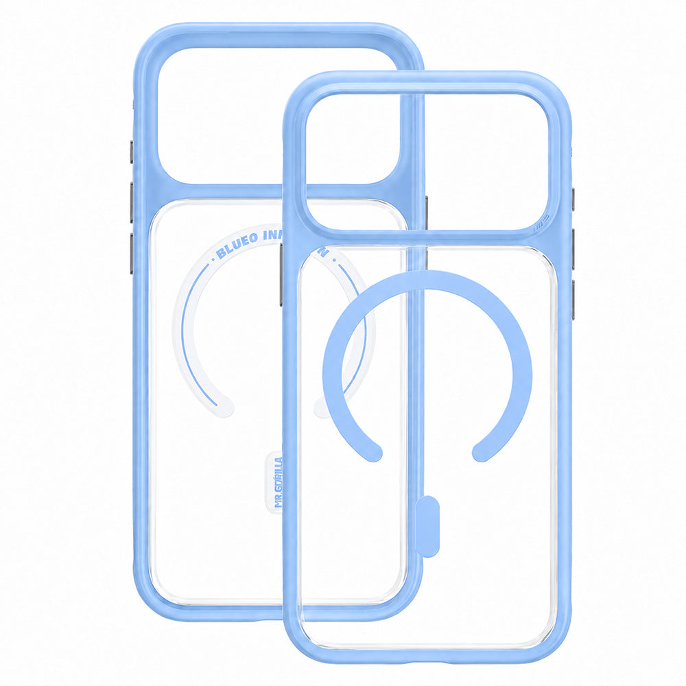 MagSafe ovitek za Apple iPhone 18 Pro Max / 17 Pro Max, Blueo, prijazen do kože, odporen proti padcem, satenasto moder