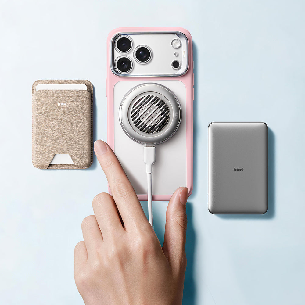 MagSafe ovitek za Apple iPhone 18 Pro Max / 17 Pro Max, ESR, Classic Hybrid Kickstand, Roza saten